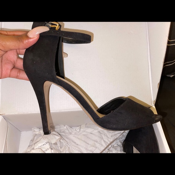 Aldo Shoes - ALDO Black Single Strap Heel